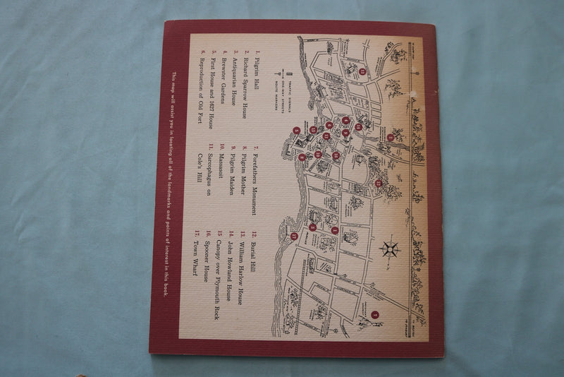 1958 PLYMOUTH MASSACHUSETTS IN PICTURES SOFTCOVER BOOK - K 3423
