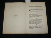 1922 A MOTHER'S LIFE IN MINIATURE BOOK SIGNED BY ALBERT NORTON - J 7022