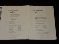 1961-1969 METROPOLITAN OPERA LINCOLN CENTER PROGRAMS LOT OF 17 ISSUES - O 2922B