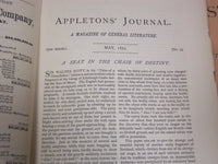 1879 APPLETON'S JOURNAL MAGAZINE LOT OF 11 ISSUES - SPENCER WALPOLE - WR 689