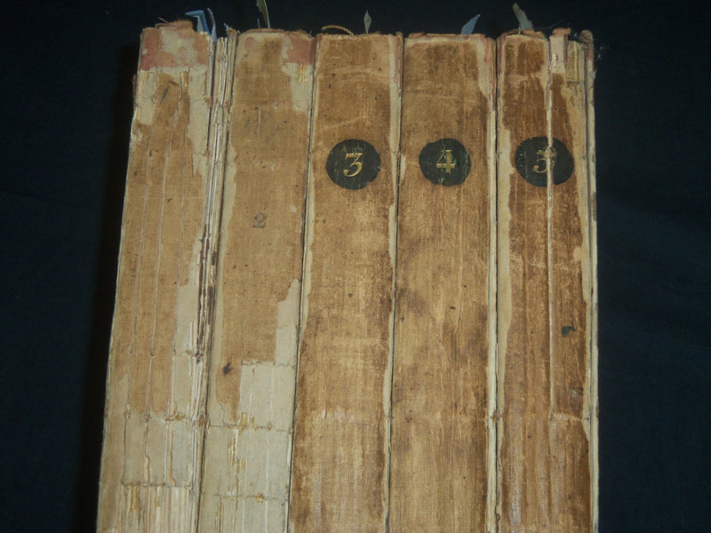 1824-1826 THE GLASGOW MECHANICS MAGAZINE VOLUME LOT OF 5 - JAMES WATT - KD 1960A