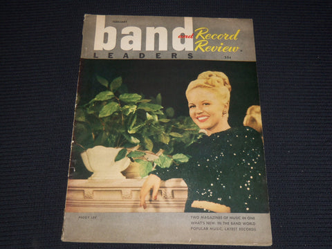 1947 FEBRUARY BAND LEADERS & RECORD REVIEW MAGAZINE - PEGGY LEE COVER - E 13468