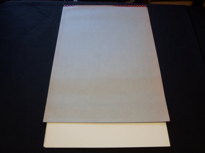 1957 SUPERIOR GIFT LINE HANGERS CALENDAR SALESMAN SAMPLE SHEETS BOOK - C 7