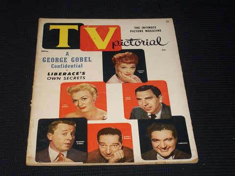 1955 NOVEMBER TV PICTORIAL MAGAZINE - LUCILLE BALL FRONT COVER - E 3897
