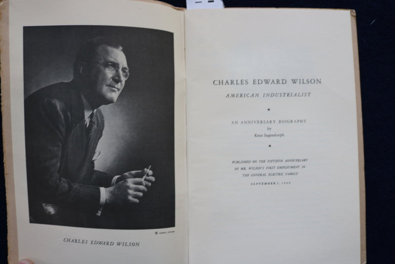1949 CHARLES EDWARD WILSON AMERICAN INDUSTRIALIST ANNIVERSARY BIOGRAPHY - K 1442