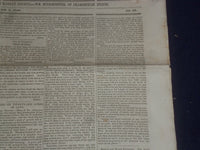 1849 SEPTEMBER 1 MASSACHUSETTS PLOUGHMAN NEWSPAPER - EARTH'S CRUST - NP 5172