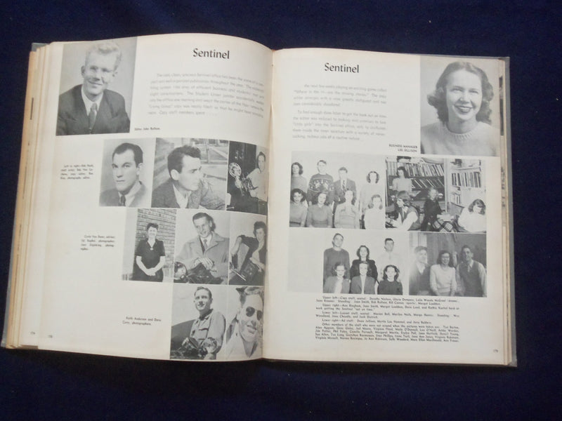 1947 SENTINAL UNIVERSITY OF MONTANA YEARBOOK - MISSOULA, MONTANA - YB 3108