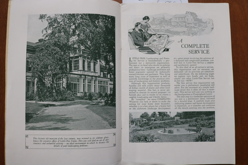1930'S A MESSSAGE FROM LITTLE TREE FARMS SOFTCOVER BOOK - K 3156
