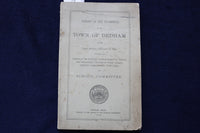 1884 TOWN OF DEDHAM SCHOOL COMMITTEE REPORT SOFTCOVER BOOK - K 889