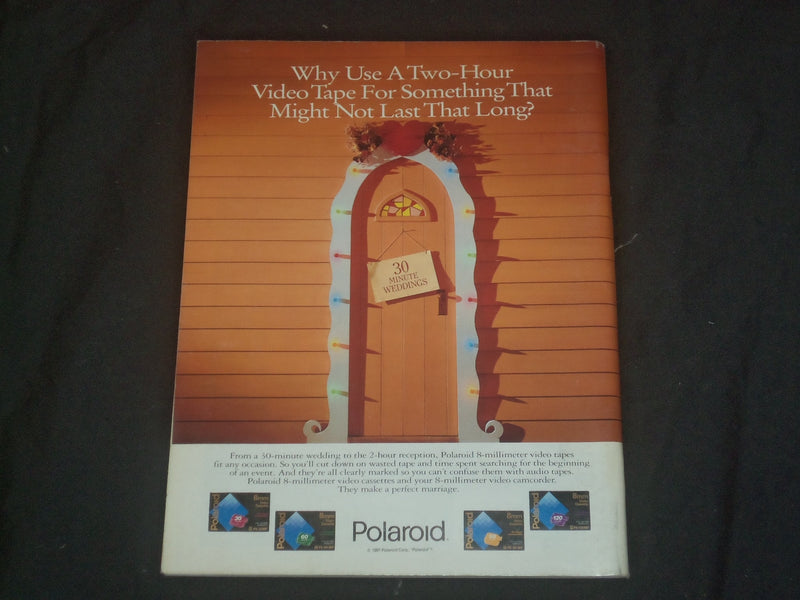1992 FALL VISIONS MAGAZINE - SOLVEIG DOMMARTIN COVER - B 890