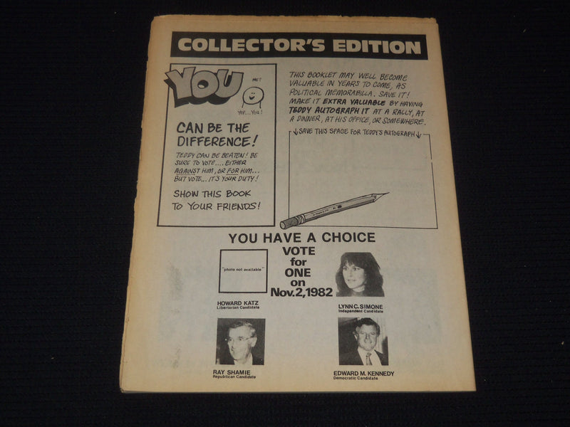 1982 EVERY FAMILY HAS ONE COMIC MAGAZINE LOT OF 70 - ANTI TED KENNEDY - O 2366E