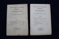 1915 THE JOURNAL OF PHILOSPHY AND SCIENTIFIC METHODS - LOT OF 14 - O 3354