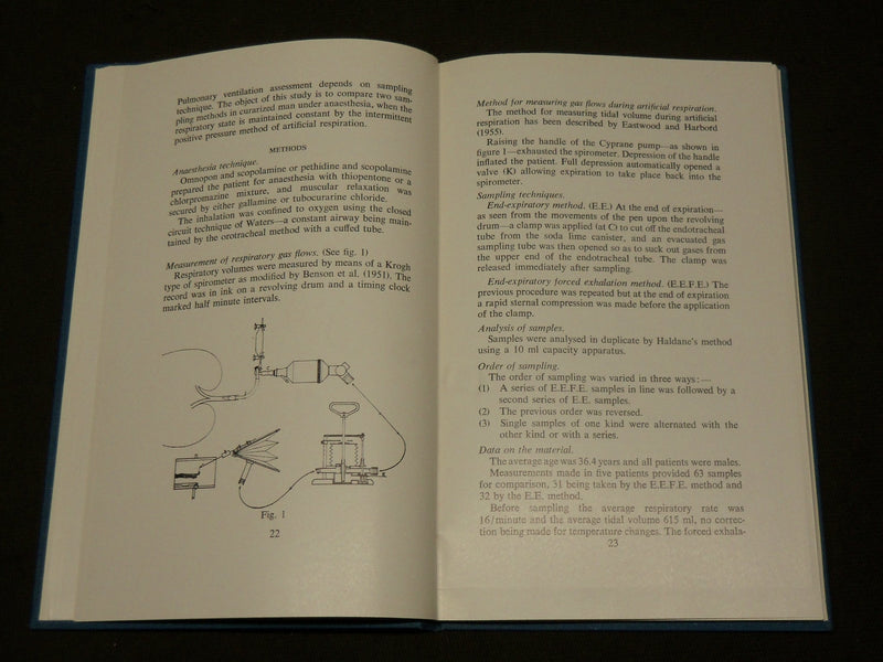 1959 SYMPOSIUM ON PULMONARY VENTILATION BOOK EDITED BY HARBORD & WOOLMER-KD 6065