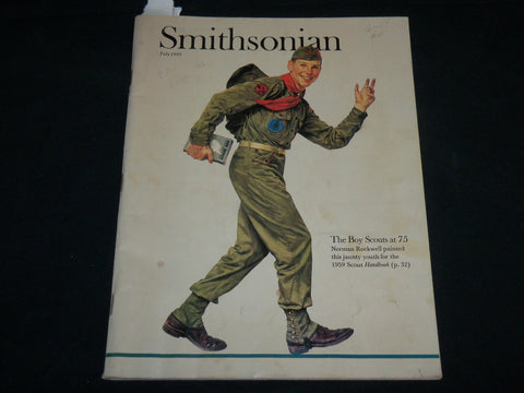 1985 JULY SMITHSONIAN MAGAZINE - NORMAN ROCKWELL ILLUSTRATIONS - J 6663