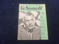 1939 SEPTEMBER 16 LE SAMEDI MAGAZINE - GARY COOPER COVER - FRENCH TEXT - B 439Y