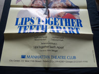 1991 LIPS TOGETHER TEETH APART MOVIE POSTER - NATHAN LANE & ANTHONY HEALD- P 525