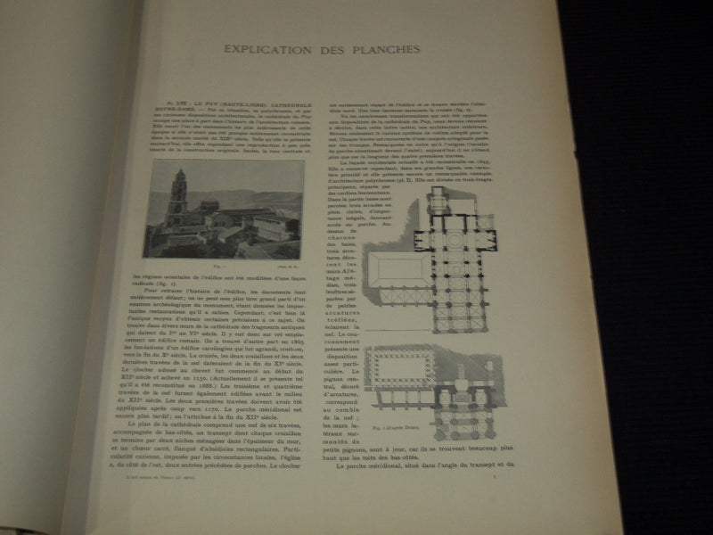 1914 L'ART ROMAN EN FRANCE L'ARCHITECTURE VOLUME - CAMILLE MARTIN - Z 228