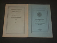 1931-1937 PENNSYLVANIA HISTORICAL COMMISSION REPORTS LOT OF 2 - ST 5249