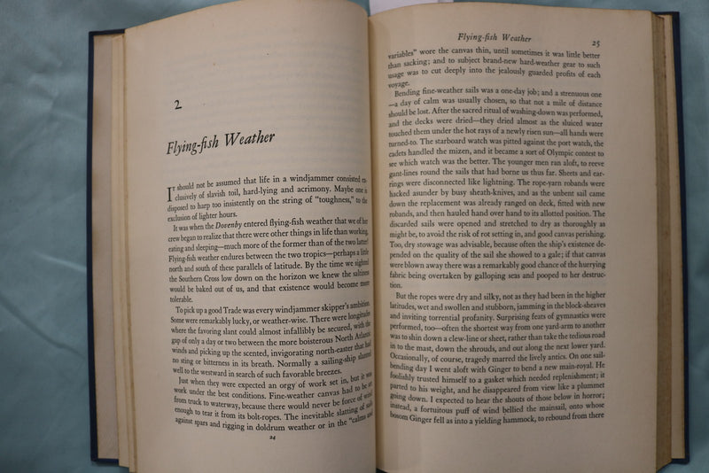 1947 WHITE SAILS AND SPINDRIFT HARDCOVER BOOK BY CAPTAIN FRANK SHAW - KD 9625