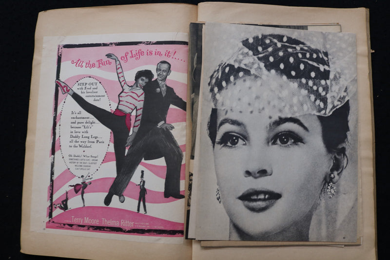 SUSAN STRASBERG - LESLIE CARON SCRAPBOOK - E 24906