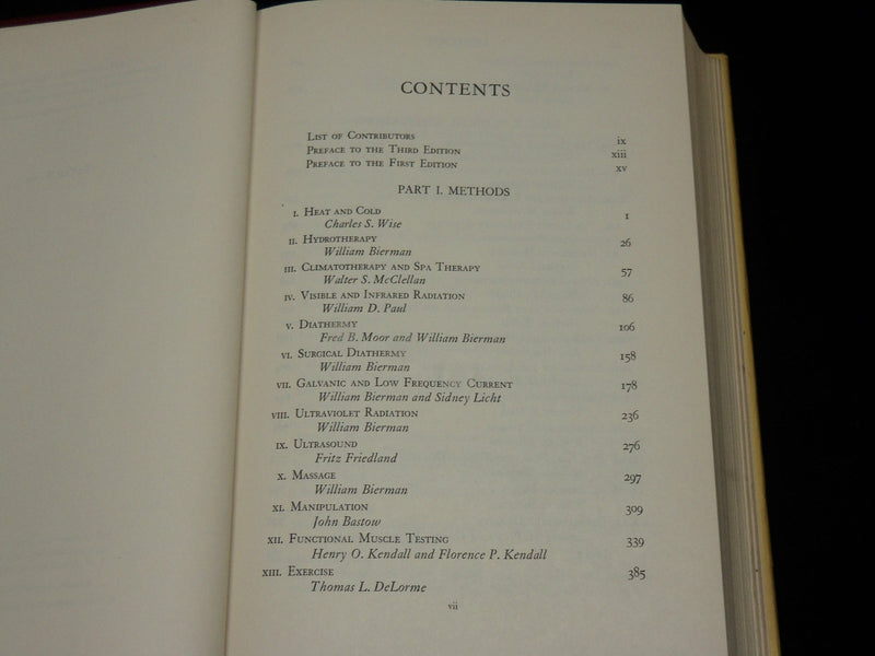 1952 PHYSICAL MEDICINE IN GENERAL PRACTICE BOOK EDITED BY LICHT - KD 6415