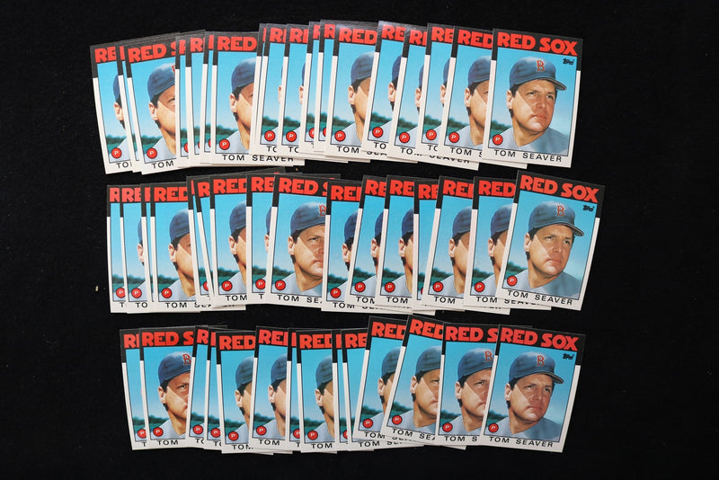 TOM SEAVER 1986 TOPPS BASEBALL CARDS - CARD #101T - NM-MT - LOT OF 50 - #222