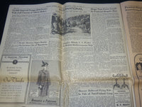1941 APRIL 30 BOSTON TRANSCRIPT NEWSPAPER - BRITISH QUIT GREECE - NP 4251S