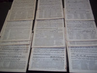 1831 THE NEW-YORK MIRROR NEWSPAPER LOT OF 20 - VOL IX - SHEET MUSIC+ - NP 1491