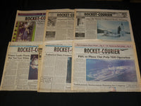 1991-1999 ROCKET COURIER - SHOPPER NEWSPAPERS LOT OF 18 - WYALUSING PA -NP 4250D