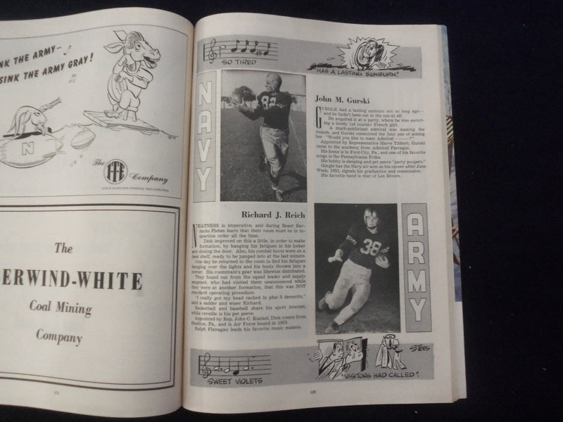 1951 DECEMBER 1 ARMY-NAVY FOOTBALL PROGRAM-MUNICIPAL STADIUM PHILADELPHIA- K 122