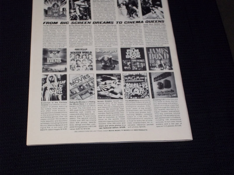 1985 MAY PREVUE MAGAZINE - SYBIL DANNING FRONT COVER - E 15403