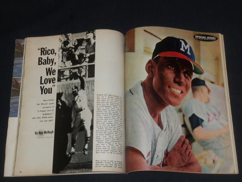 1965 APRIL SPORT MAGAZINE - DEAN CHANCE COVER - SP 8513
