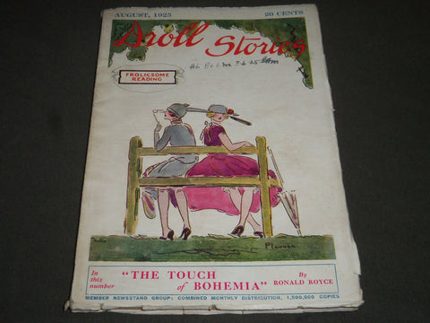 1925 DROLL STORIES MAGAZINE - FROLICSOME READING - NICE COVER & ADS - ST 5005