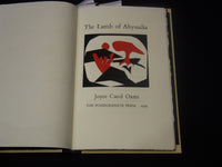 1979 THE LAMB OF ABYSSALIA BOOK BY JOYCE CAROL OATES - SIGNED #49 - KD 2771A