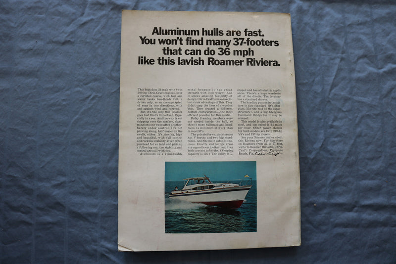 1967 JANUARY YACHTING MAGAZINE - SHOW ISSUE COVER - E 9483