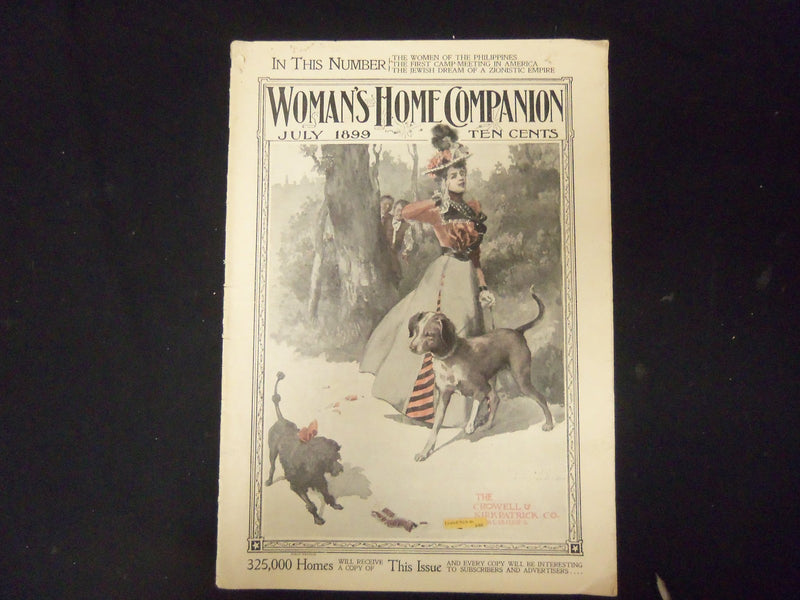 1899 JULY WOMAN'S HOME COMPANION MAGAZINE - ILLUSTRATIONS STORIES ADS-ST 3904