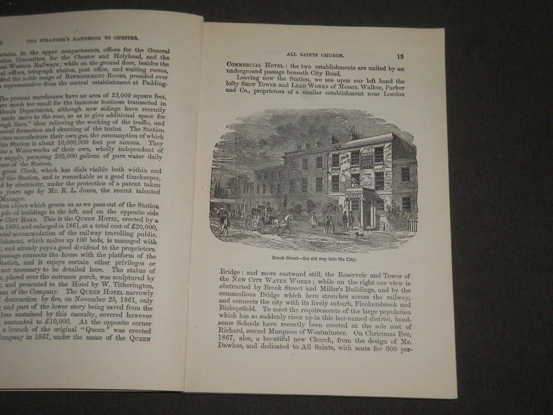 1874 PHILLIPSON & GOLDERS GUIDE TO CHESTER AND ITS VICINITY LOT OF 2 - J 2496