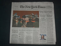 2019 SEPTEMBER 19 NEW YORK TIMES- POMPEO CALLS SAUDI STRIKE ACT OF WAR BY TEHRAN