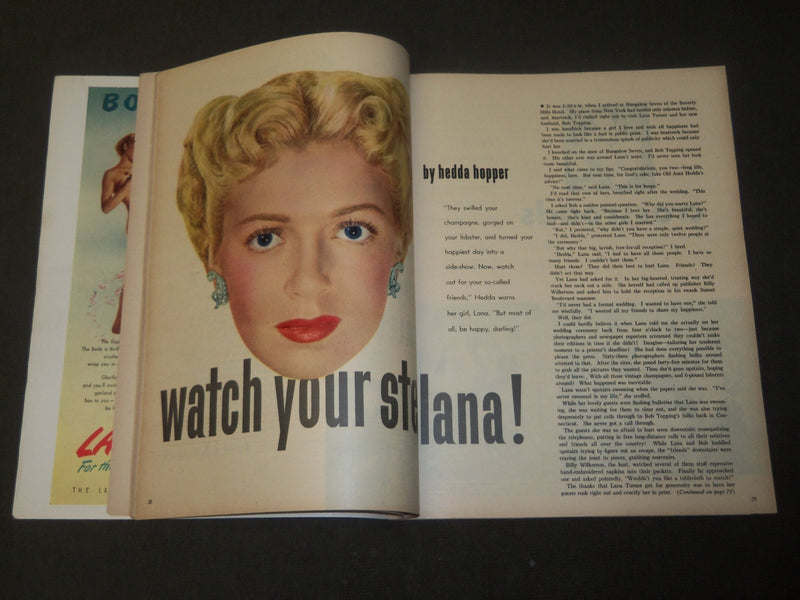 1948 AUGUST MODERN SCREEN MOVIE MAGAZINE - SHIRLEY TEMPLE COVER - M 289