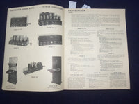 1930'S THOMAS B. GIBBS & CO. AMPLIFYING EQUIPMENT CATALOG - CHICAGO, IL - J 9326