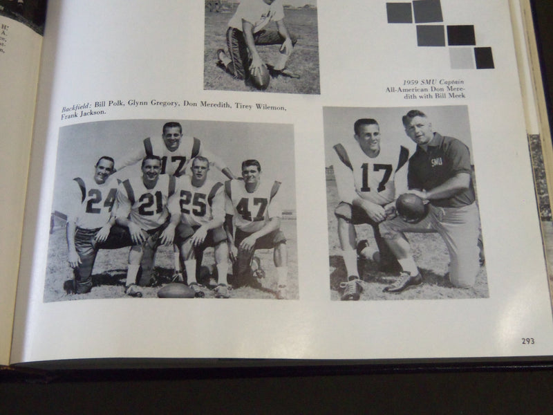 1960 THE ROTUNDA SOUTHERN METHODIST UNIVERSITY YEARBOOK - DON MEREDITH - YB 1151