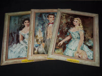 L'ALBERTO DELLA VITA DISPLAYS LOT OF 3 - ELIZABETH TAYLOR - CLIFT - SAINT - #171