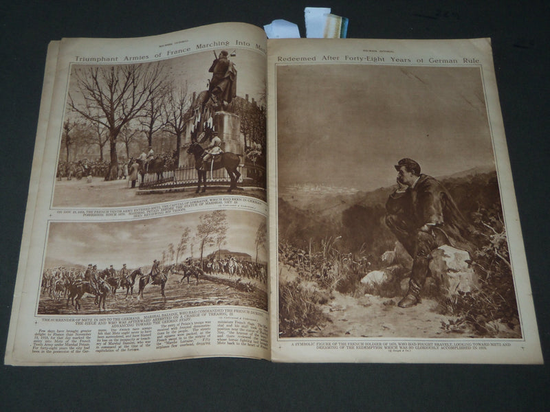 1919 JAN 2 MID-WEEK PICTORIAL MAGAZINE SECTION - BATTLESHIP NEW MEXICO - J 3261