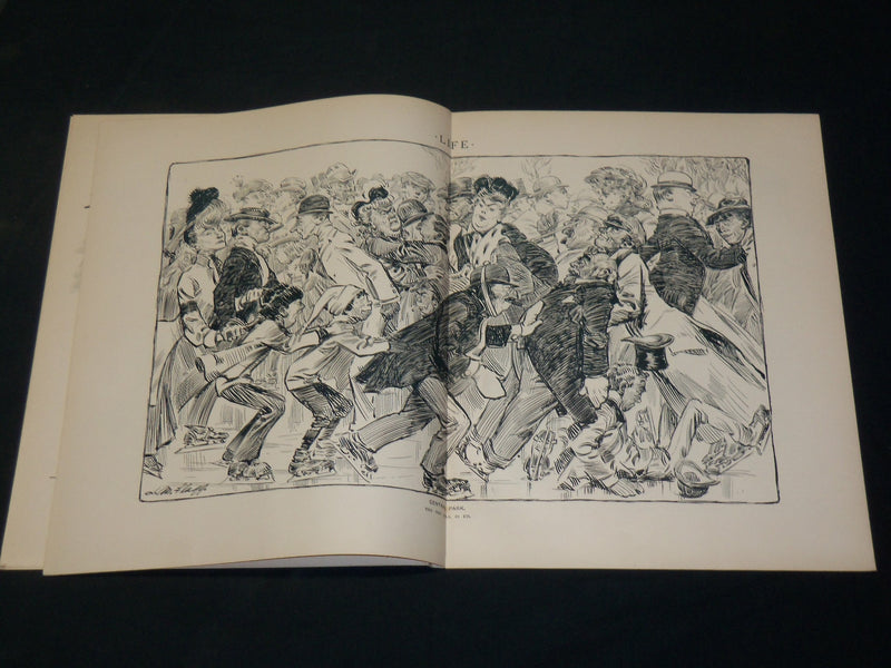 1905 JANUARY 26 LIFE MAGAZINE - NICE COVER - JAMES M. FLAGG ILLUS. - B 4589V
