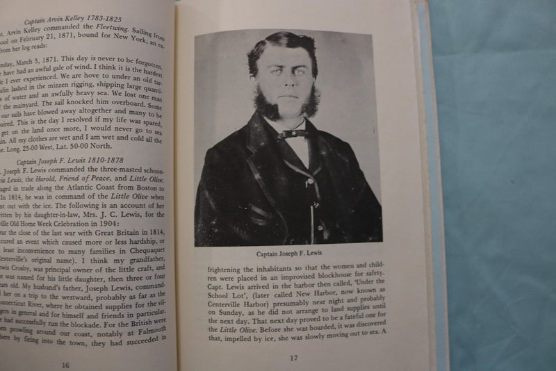 1977 CENTERVILLE SHIPMASTERS & SEAFARING DAYS HARDCOVER BOOK BY UNGERMAN- K 3332