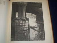 1928 A LONDON REVERIE BOOK BY JOSEPH PENNELL & J. C. SQUIRE - DRAWINGS - KD 2622