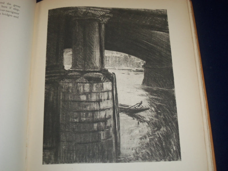 1928 A LONDON REVERIE BOOK BY JOSEPH PENNELL & J. C. SQUIRE - DRAWINGS - KD 2622