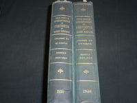 1925-1926 TABLES ANNUELLES DE CHEMIE - PHYSIQUE - BIOLOGIE LOT OF 2 - KD 4543