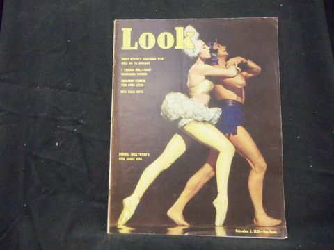 1939 DECEMBER 5 LOOK MAGAZINE - GREAT PHOTOS & ADS - ST 1444