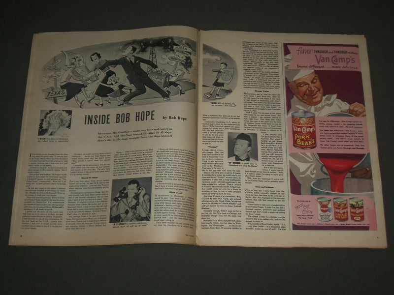 1950 JANUARY 22 THIS WEEK MAGAZINE SECTION - BOB HOPE COVER - J 2666